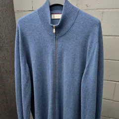 オーバーサイズ58 BRUNELLO CUCINELLI(ブルネロクチネリ) カシミア ニット ジップアップ