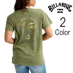 ビラボン Billabong レディース WELCOME TO HAWAII BOY FIT TEE ロゴ 半袖Ｔシャツ bg013204【クリックポスト】
