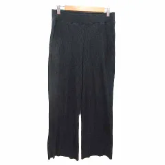 フリークスストア FREAKS STORE ストレートパンツ ニット F 黒 ブラック /YK