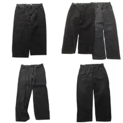 古着卸 まとめ売り リーバイス 550 ブラックデニム パンツ 5枚セット (メンズ 44 /40 /38 /30 ) テーパード アメカジ 中古 古着 ND3269