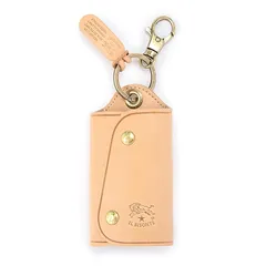 【新着商品】[IL BISONTE (イルビゾンテ)] キーケース レザー 本革 牛革 レディース メンズ ユニセックス ヌメ ナチュラル