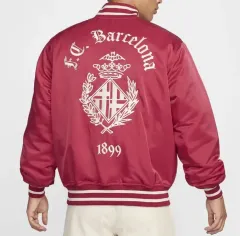 ナイキ FC バルセロナ ジャケット バーガンディ M