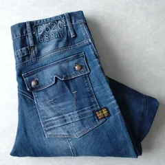 ■古着 G-STAR RAW ジースターロゥ 5620 3Dジーンズ デニムパンツ 実寸W34L32【L5495】