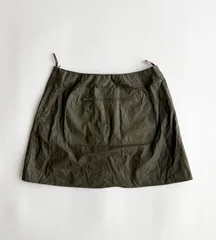 FW1999 MIU MIU NYLON MINIMUM SKIRT ミュウミュウ　1999年　アーカイブ　 archive ナイロン　スカート　ショートスカート　ミニスカート　90s ミニマム