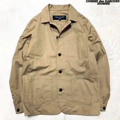 COMME des GARCONS HOMME カバーオール ワークジャケット エンジニアジャケット Sサイズ ベージュ コムデギャルソンオム