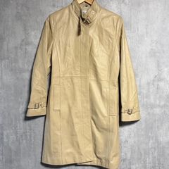 ヒヒン様専用]BALMAIN バルマン ラムレザー コート 黄橙色 サイズ11