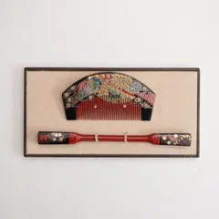 アンティーク 櫛・笄 セット｜漆塗り・蒔絵｜和装小物・日本の古道具｜ジャパンヴィンテージ
