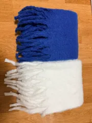 青・白マフラー 2種セット 出品