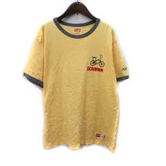 ユニクロ UNIQLO Tシャツ カットソー 半袖 XL 黄色 イエロー /YI