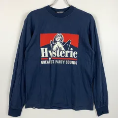 【中古品】HYSTERIC GLAMOUR ヒステリックグラマー GREATEST PARTY SOUNDS L/S TEE 02233CL16 グレイテスト パーティ サウンズ ロングスリーブ Tシャツ トップス 【140-260201-ko-02-tei】