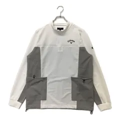 未使用品 メンズ キャロウェイ Callaway 長袖シャツ M 白 【2024年秋冬モデル】モックネック