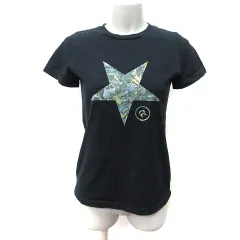 コンバース CONVERSE Tシャツ カットソー 半袖 1 S 黒 ブラック /YI