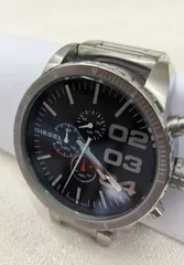 DIESEL ディーゼル 腕時計 DZ-4209 クロノグラフ シルバー
