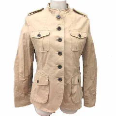 マカフィー MACPHEE トゥモローランド ミリタリージャケット カラーデニム ベージュ /YK