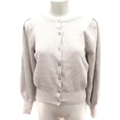 ビザビ vis-`a-vis カーディガン ニット 長袖 M ベージュ /RT