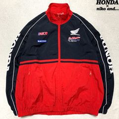 HONDA F1 レーシングジャケット 90s 赤 M ロゴ刺繍 ブルゾン - メルカリ