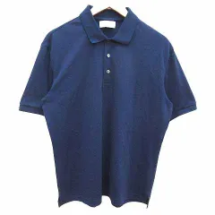ファブリックトーキョー FABRIC TOKYO ポロシャツ カットソー 半袖 XL 紺 ネイビー /YK