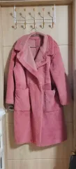 ピンク色 ロング コート