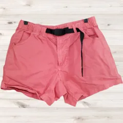 A1131 グラミチ GRAMICCI ショートパンツ ハーフパンツ 短パン ズボン (M) ピンク 無地 綿/コットン