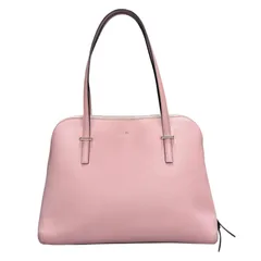 極美品 kate spade new york ケイトスペード ハンドバッグ トートバッグ サフィアーノレザー 肩掛け A4サイズ対応 ピンク