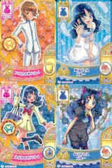 ux379 プリキュア データカードダス プリキュアDCD 来海えりか 明堂院いつき 制服・ネコドレス等 4枚まとめ売り カード まとめ