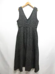 ラジェム La-gemme ツイード風 ジャンパースカート ワンピース M 黒 ブラック