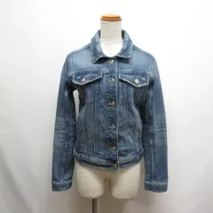 ザラ ZARA ダメージ加工 デニム ジャケット XS インディゴ ストレッチ Gジャン ジージャン