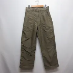 ユニクロ UNIQLO U ワイドフィット ワーク パンツ ウエスト76㎝ 薄茶 ブラウン ユニクロユー