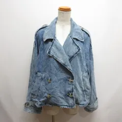 エイチ&エム H&M デニム ジャケット ブルゾン L ブルー