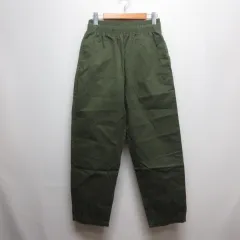 ジーユー GU シェフ パンツ S カーキ