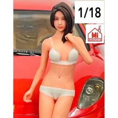完成品 1/18 オーシャンコスモス レースクィーン フィギュア 1/64より