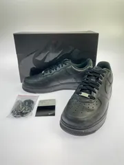 【中古品】NIKE ナイキ × SUPREME シュプリーム 別注 コラボ AIR FORCE 1 LOW CU9225-001  エアフォース 1 ロー スニーカー シューズ 靴 【160-260201-SH-02-min】