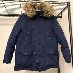 【美品】ポロラルフローレン キッズ ダウンジャケット ネイビー S(8) 140cm