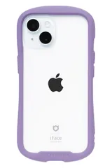 iFace Reflection iPhone 15 ケース クリア 強化ガラス (パープル)【アイフェイス アイフォン15 用 iphone15 用 カバー 韓国 耐衝撃 透明 ストラップホール】 [パープル・iPhone 15専用]