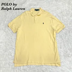 Polo By Ralph Lauren ポロシャツ イエロー XL 黒マーク