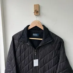 15983 - ポロラルフローレン ブラック キルティング ジャケット