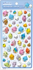 クーリア しずくちゃん シール ボンボンドロップシール しずくの森のなかまたち 94740 [しずくの森のなかまたち]