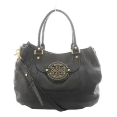 トリーバーチ TORY BURCH アマンダ ハンドバッグ ショルダーバッグ 2way レザー 黒 ブラック /AN1