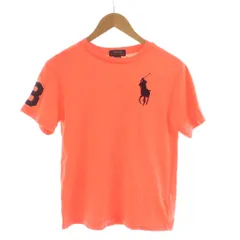 ポロ ラルフローレン POLO RALPH LAUREN Tシャツ カットソー 150/76 オレンジ 半袖 ビッグポニー ロゴ /RR