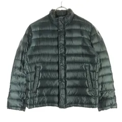 美品 UMO KOBO 生毛工房 日本製 長袖 ダウンジャケット LL ブラック メンズ 古着