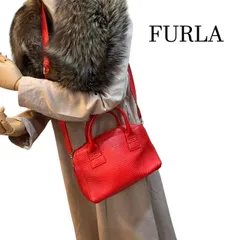 フルラ　FURLA　Capriccio　カプリッチョ　F6913　カーフレザー　2WAYショルダーバック　RED