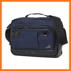 【新品】 CROCODILE(クロコダイル) ポリエステル×合皮 手持ちハンドル付きショルダーバッグ ワンショルダー ボディバッグ 1