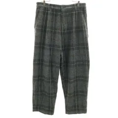 FREAK'S STORE フリークスストア チェック柄 ワイドパンツ L グレー系 メンズ 古着