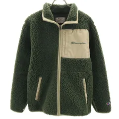 Champion チャンピオン ボアジャケット M カーキ メンズ 古着