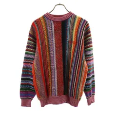 KENZO GOLF ケンゾーゴルフ 90s オールド 総柄 長袖 セーター 3 マルチ ニット メンズ 古着