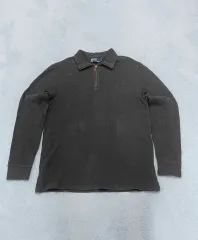 M) ポロラルフローレン ハーフジップアップ ニット