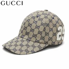 GUCCI グッチ ロゴワッペン付き GGキャンバス ベースボールキャップ キャップ 751400 4HA0L ユニセックス ポリエステル