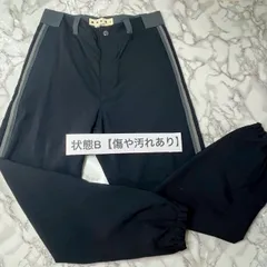 マルニ MARNI サイドライン スラックス パンツ ネイビー 46 イタリア製