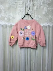 (キッズ)ザラ キッズ ピンク スウェット