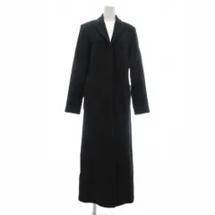 インディヴィ INDIVI チェスターコート 38 グレー 比翼デザイン ロング丈 長袖 /NU ■GY61